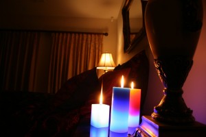 Sarsberella Candle photo - In Bedroom