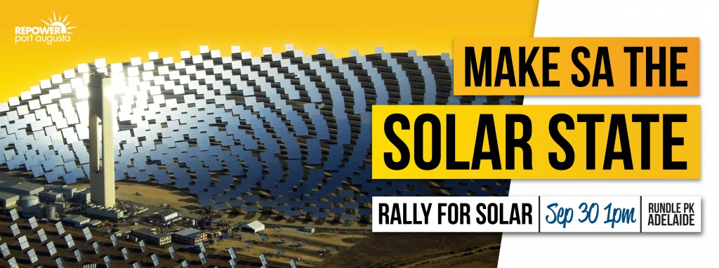 Rally for Solar - 30th Sept 2012, Adelaide, South Australia
