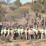 Police Pushing Activists Up the Hill